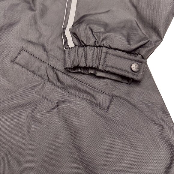 Adidas 3 Stripes Men's Insulated Black Full Zip Windbreaker Jacket, Size L - Picture 5 of 9